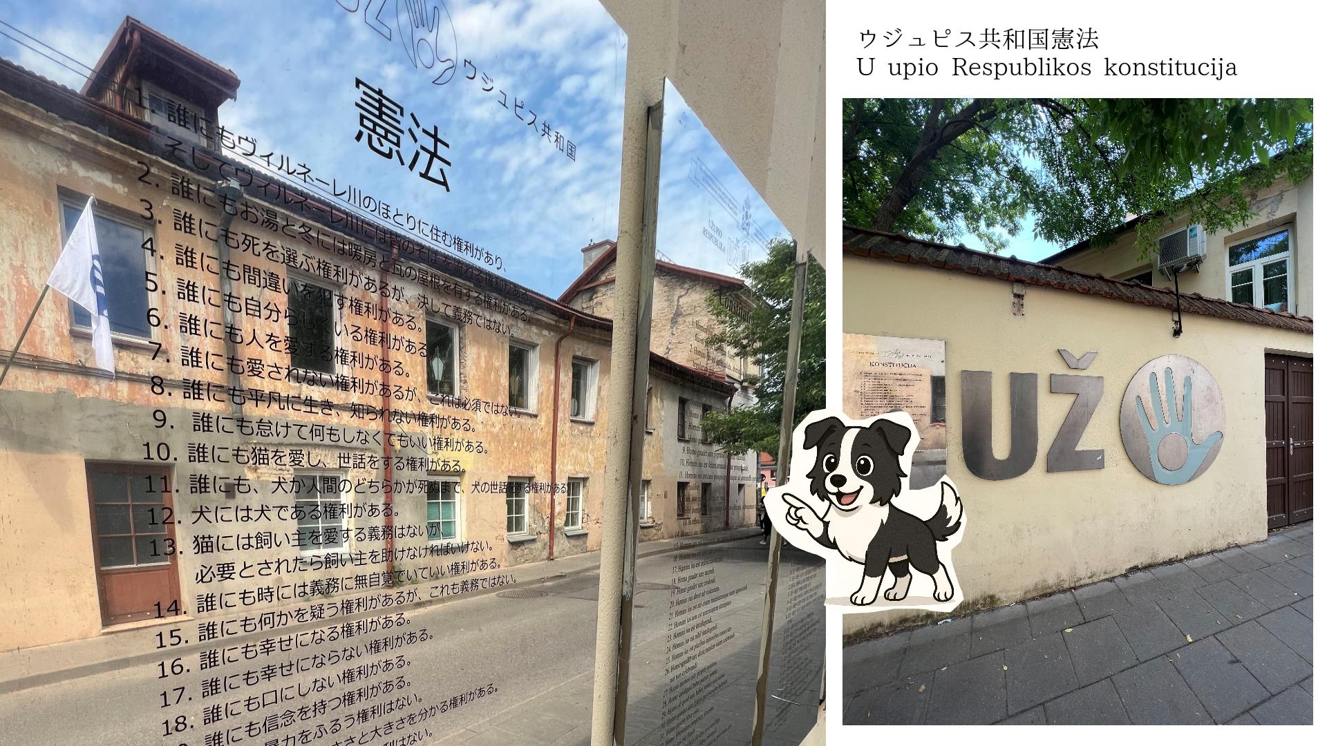 訪れたかった場所 ― ウジュピス共和国憲法